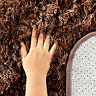 Tapete Felpudo Inverno 2,00 X 2,40 Para Sala Marrom Casu