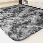 Tapete Felpudo Macio Cinza Mesclado 200x240cm Casen