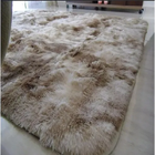 Tapete Felpudo Mesclado 200x300 Bege Para Quarto Casu