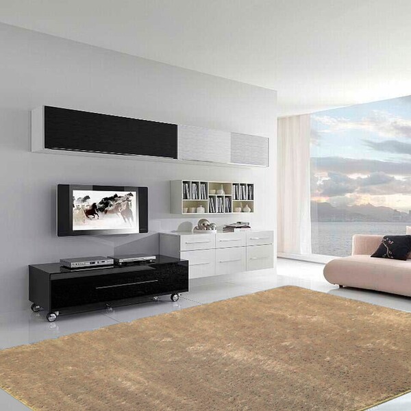 Tapete Felpudo Para Sala Casa Dona Bege 150cm X 200cm