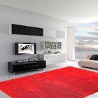 Tapete Felpudo Para Sala Casa Dona Vermelho 150cm X 200cm