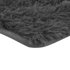 Tapete Felpudo Para Sala E Quarto Cinza 140x100cm - Casambien