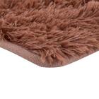 Tapete Felpudo Para Sala E Quarto Marrom 140x100cm - Casambie
