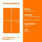 Tapete Felpudo Para Sala E Quarto Marrom 140x100cm - Casambie