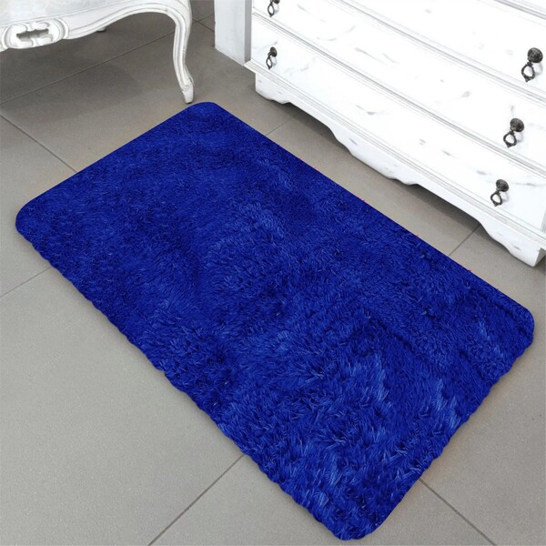 Tapete Felpudo Passadeira  1 00 X 0 60 - Azul Royal
