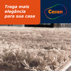 Tapete Felpudo Peludo Para Sala E Quarto Casen 100x140cm Nude