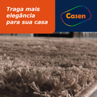 Tapete Felpudo Peludo Para Sala E Quarto Casen 200x140cm Bege