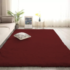 Tapete Felpudo Peludo Para Sala E Quarto Casu  Vermelho  200x