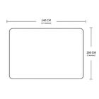 Tapete Felpudo Peludo Para Sala E Quarto - Casu Cinza