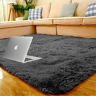 Tapete Felpudo Peludo Para Sala E Quarto - Casu Cinza