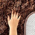 Tapete Felpudo Peludo Para Sala E Quarto - Casu Marrom