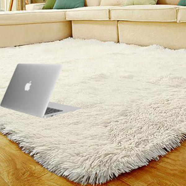 Tapete Felpudo Peludo Para Sala E Quarto - Casu Nude