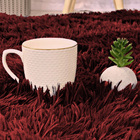 Tapete Felpudo Peludo Para Sala E Quarto - Casu Vermelho