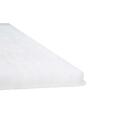 Tapete Felpudo Pluma 01 Branco 0,50x0,80m - Edantex