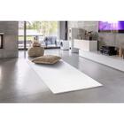 Tapete Felpudo Pluma 01 Branco 1,00x1,40m - Edantex