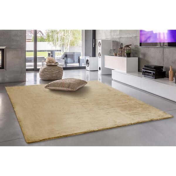 Tapete Felpudo Pluma Bege 1,40x2,00m Edantex