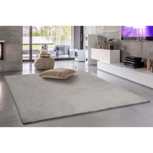 Tapete Felpudo Pluma Cinza 2,00x3,00m Edantex