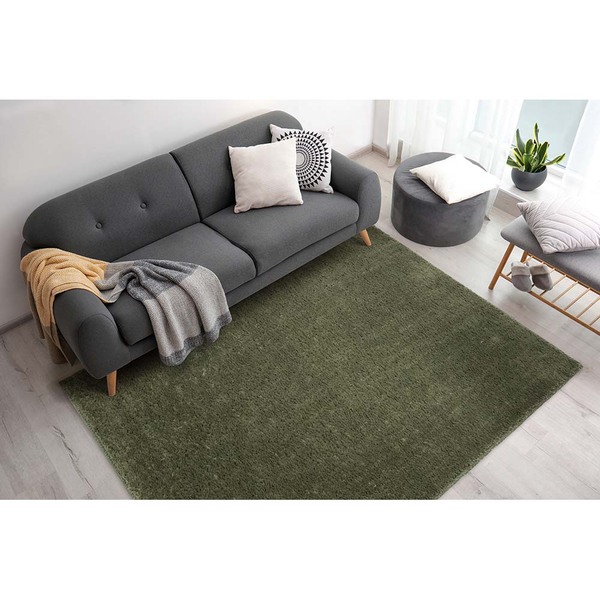 Tapete Felpudo Plush 32 Verde Fendi 0,50x0,80m - J Serrano | Leroy