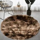 Tapete Felpudo Redondo - Marrom Mesclado - 2 00 X 2 00