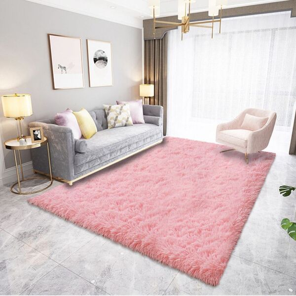 Tapete Felpudo Retangular 2 00 X 2 90 - Rose