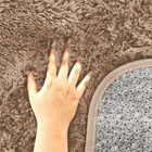 Tapete Felpudo Sala E Quarto Casu 240x200cm Nude