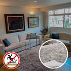 Tapete Felpudo Sala Quarto E Escritório Antiderrapante Fofo C