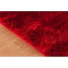 Tapete Felpudo Silk Malai Vermelho 1,00x1,40m - Niazitex