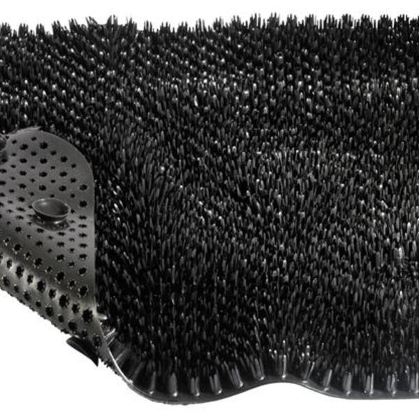 Tapete Felpudo Ventosa De Banheiro Box Antimofo Preto Astra