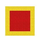 Tapete Firekap Para Demarcação De Extintor 1m X 1m Kapazi