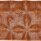 Tapete Flexível Felpudo Em Pvc 57x34x1,5 Cm - Caramelo - Astra