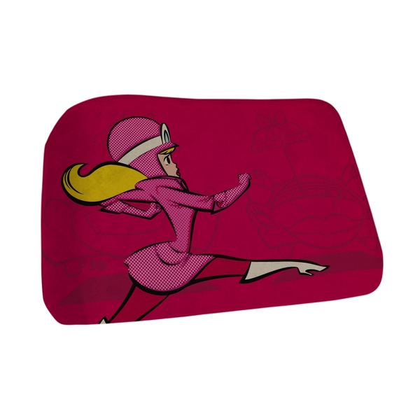 Tapete Floffy Poliester Hb Wacky Race Penelope Running Rosa