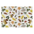 Tapete Retangular Floresta Mágica PVC Multicolorido Áreas Internas e Externas 1,20x1,80m Kapazi