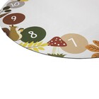 Tapete Redondo Floresta Mágica PVC Multicolorido Áreas Internas e Externas 1m Kapazi