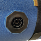 Tapete Flutuante Gigante - 5,5m X 1,85m Azul/preto/vermelho