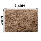 Tapete Furry Bege Casa Dona 200x250