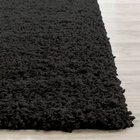Tapete Furry Preto Casa Dona 150x200