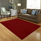 Tapete Furry Vermelho Casa Dona 100x150