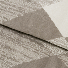 Tapete Geométrico Retangular Glam Polipropileno Bege Interno 1x1,5m Tapetes São Carlos