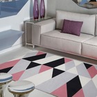 Tapete Geométrico Para Sala 2 00m X 2 50m Allegra Jolitex - S