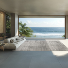 Tapete Geometrico Poliéster Bege e Prata 2,00x3,00cm Tapetes São Carlos