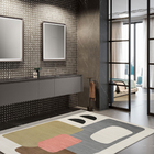 Tapete Geométrico Retangular Stone Quadro Áreas Internas Colorido 1,50X2,00m