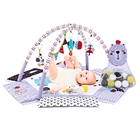 Tapete Ginásio Com Bolinhas Para Bebê Movie Cinza Maxi Baby