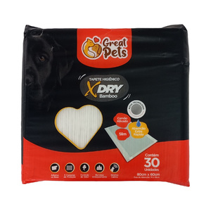 Foto de Tapete Higiênico Ultra Secão Carvão Ativado e Bambu 60x80