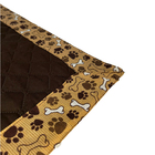 Tapete Higiênico Pet Impermeável Escuro Marrom Grande Reutili