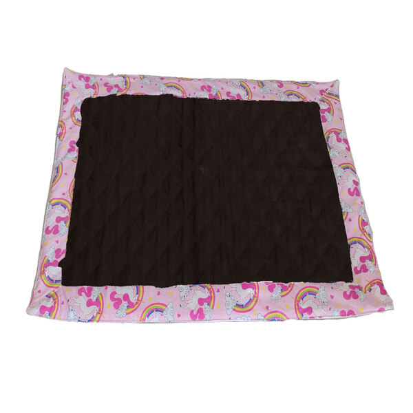 Tapete Higiênico Pet Impermeável Escuro Marrom Pequeno Reutil