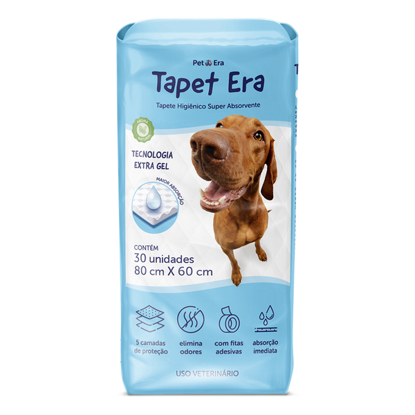 Tapete Higiênico Tapet Era 80x60 C/ 30 Unidades