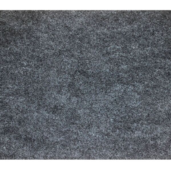 Tapete Home Agulhado Liso Grafite Base Antider 120cm X 15m