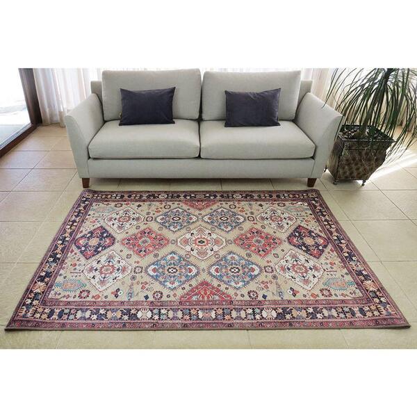 Tapete Impermeável Casa Sala Quarto Bakh Rug 200x140cm