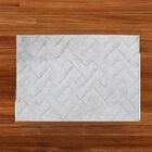 Tapete Indiano Abc 0.50x0.70 Branco Gri-10020/1500 Gsm Abdalla