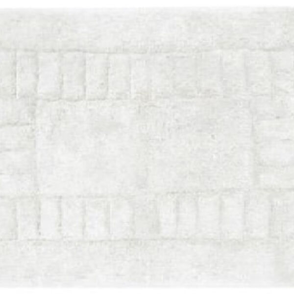 Tapete Indiano Abc 0.50x0.70 Branco Gri New 101/1250 Gsm Abda